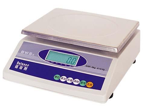 BWS電子桌秤_佰倫斯電子記重桌秤價格及使用說明(圖1) 電子桌秤